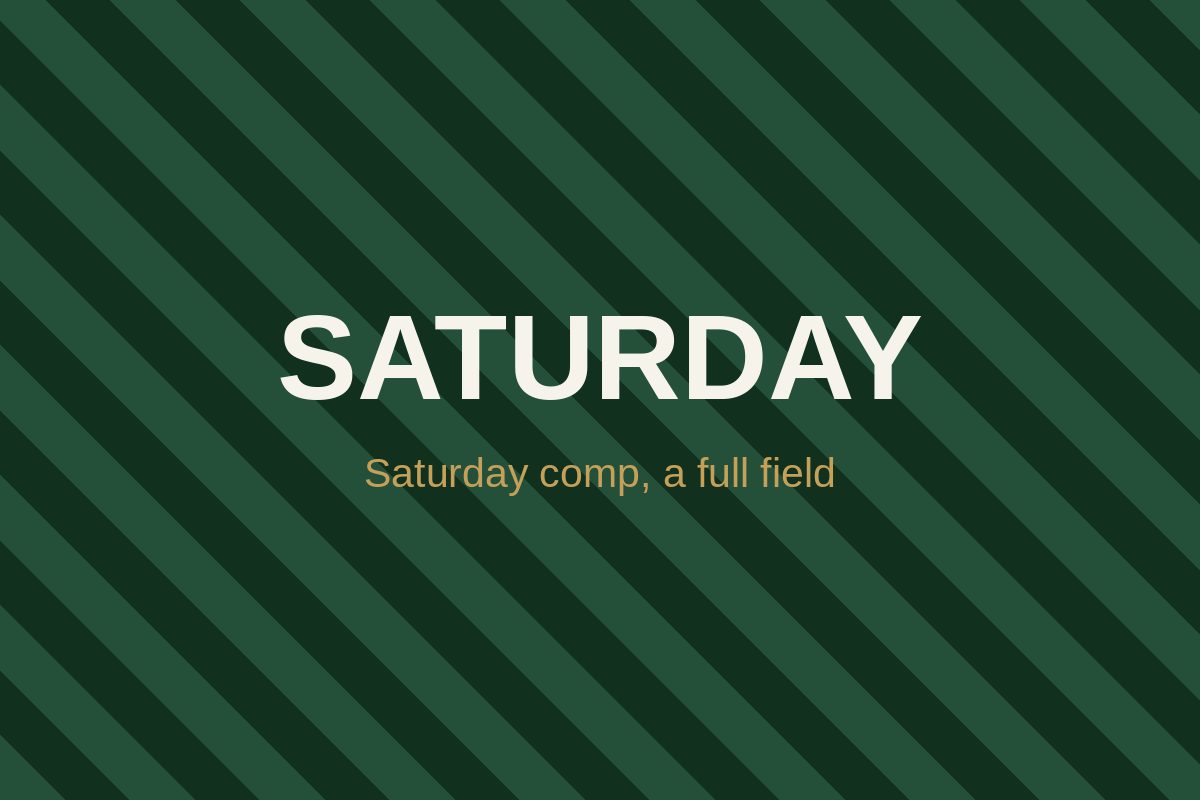 Saturday Competition at Heyfield Golf Club
