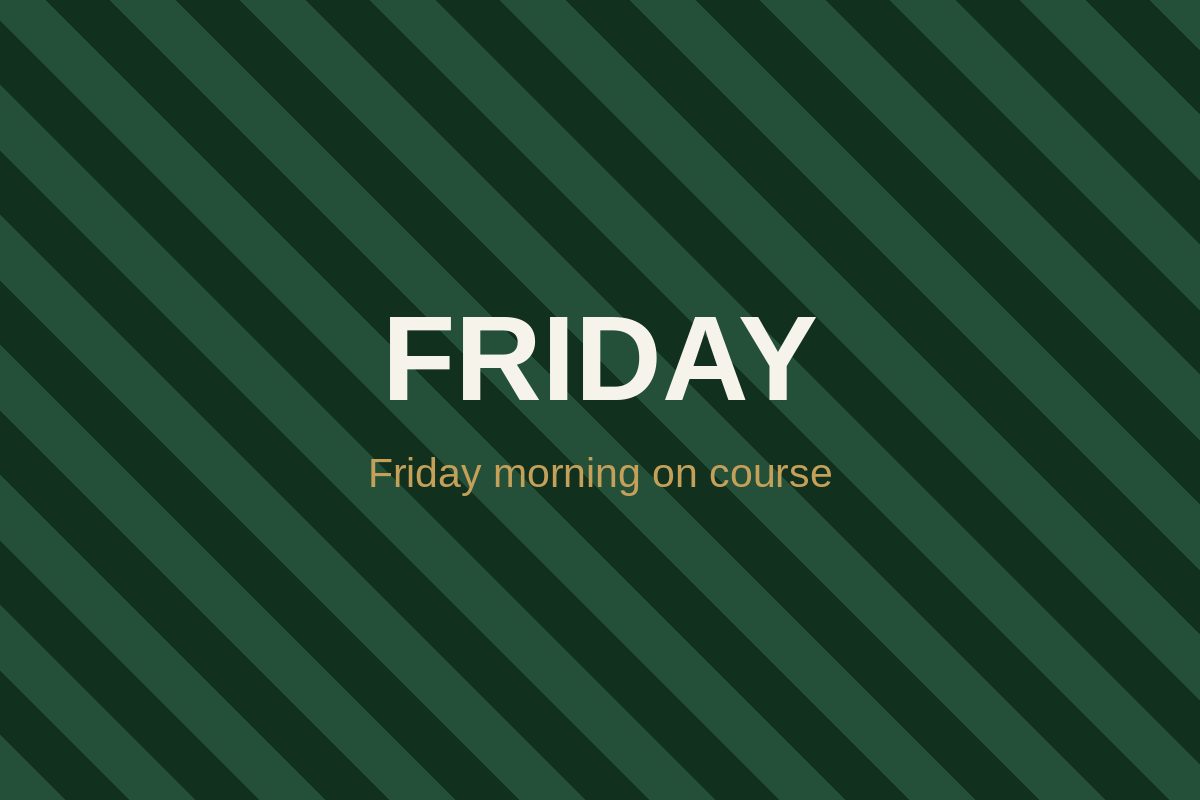 Friday Open Stableford at Heyfield Golf Club