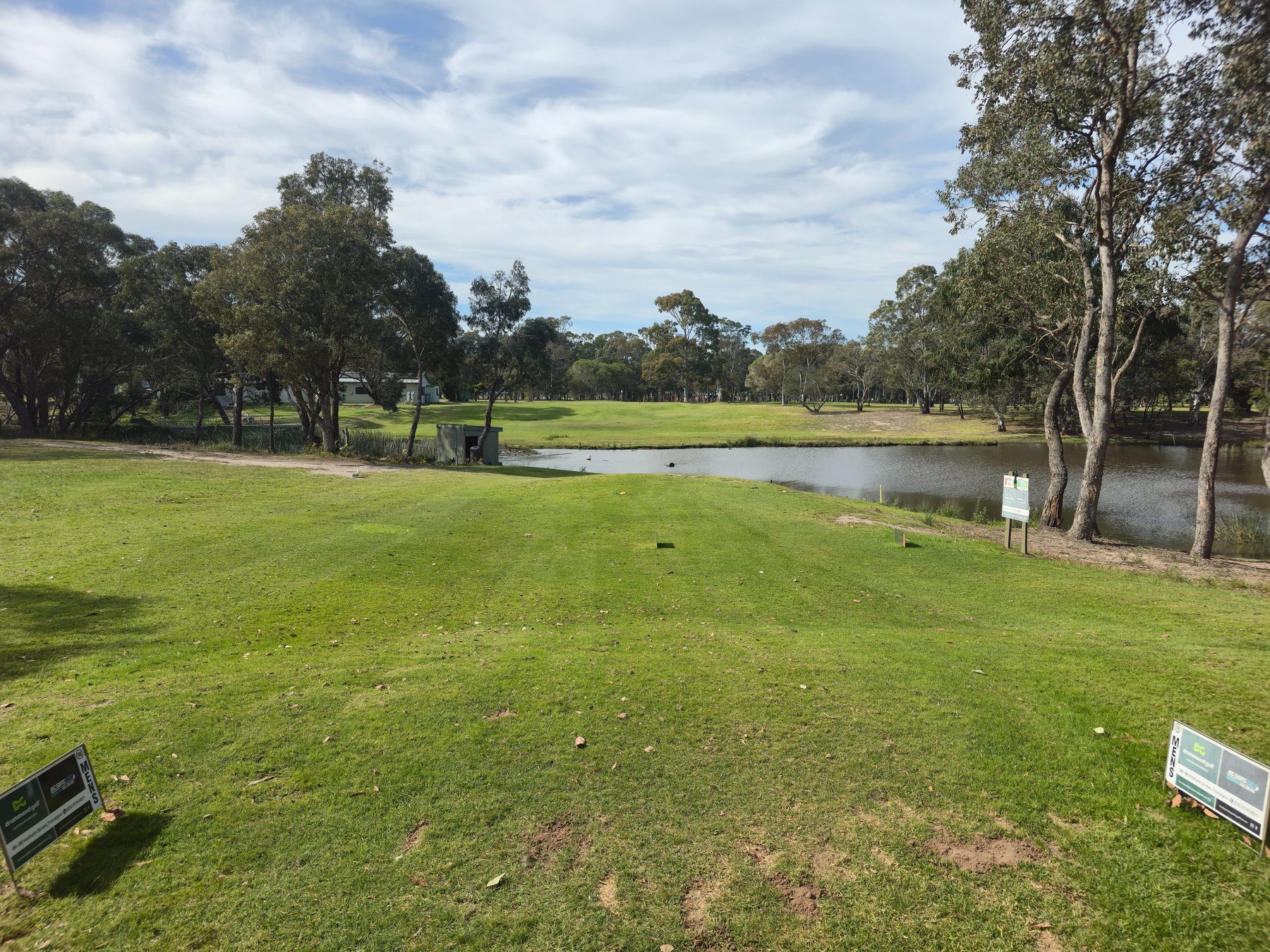 Hole 18 at Heyfield Golf Club
